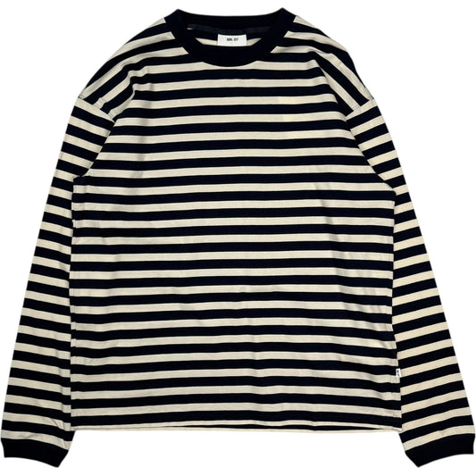 Lionel Long Sleeve T-Shirt Navy Stripe