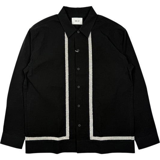 Reed Black White Overshirt