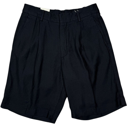 Kay Shorts Dark Navy Viscose Linen