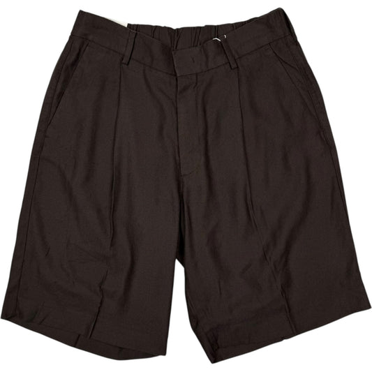 Kay Shorts Deep Truffle Viscose Linen