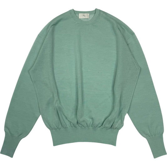 Ramie Highneck Crewneck Green