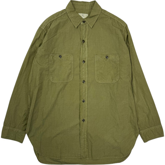 U.S.N Shirt Cotton Poplin Olive