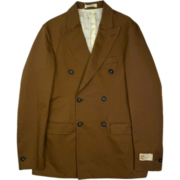 Brando Double Breasted Blazer Wood