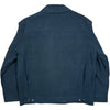 Student Jacket Belgian Wool Linen Prussian Blue