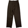 Grandad Trousers Bark Brown Super 130'S Cold Wool