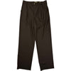 Grandad Trousers Bark Brown Super 130'S Cold Wool