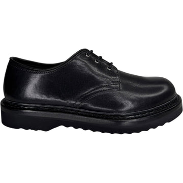 Trampler Shoe Black Supple Cow Hide