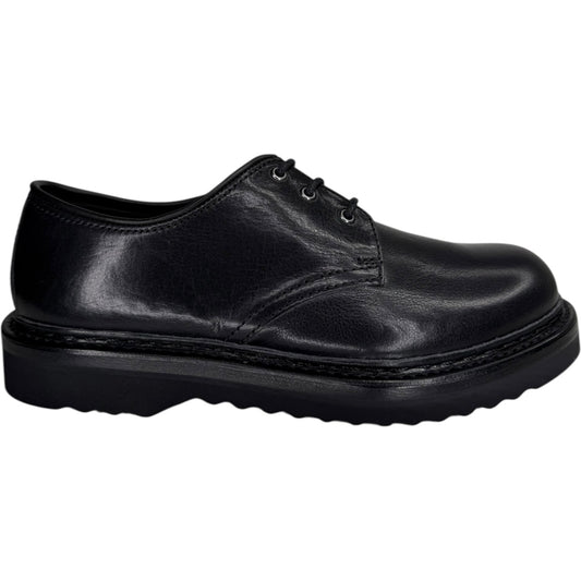 Trampler Shoe Black Supple Cow Hide