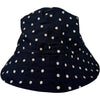 Dream of Dreamer Bucket Hat Navy Polka Dots