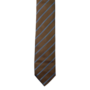 Silk Necktie Navy Copper