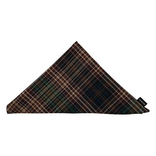 Bandana Japanese Twill Check Brown