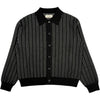 Formal Cardigan Black Stripe