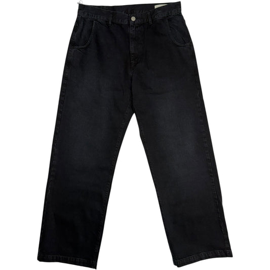 Straight Cut Jeans Faded Black