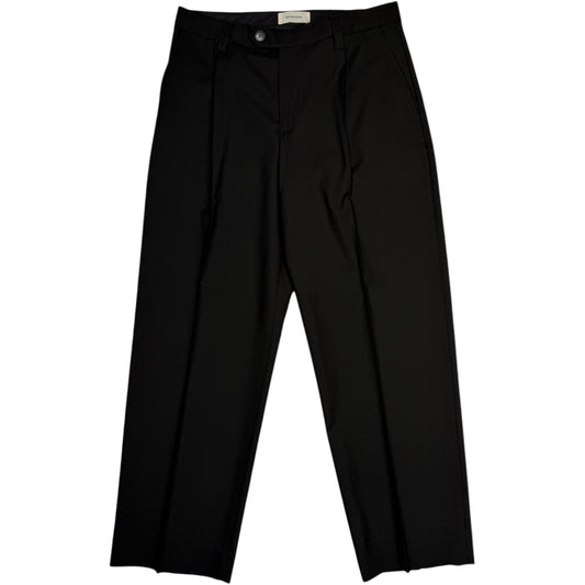 Service Trousers Black Tropical Wool