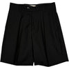 Classic Shorts Black Tropical Wool
