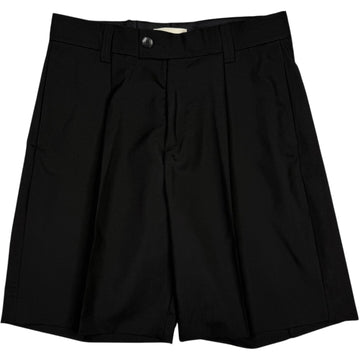 Classic Shorts Black Tropical Wool