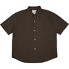 New Input Shirt Dark Brown Triple Stripe
