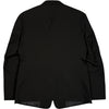 Single Breasted Blazer Black Tropical Wool