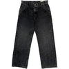 Straight Cut Jeans Stonewashed Black