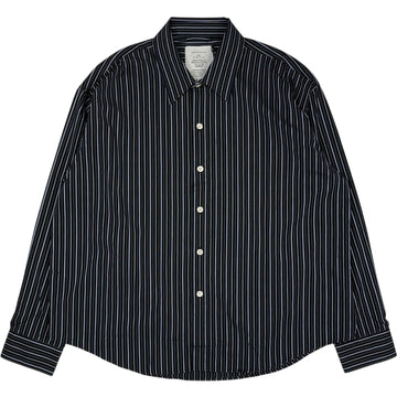 Exact Shirt Black Office Stripe