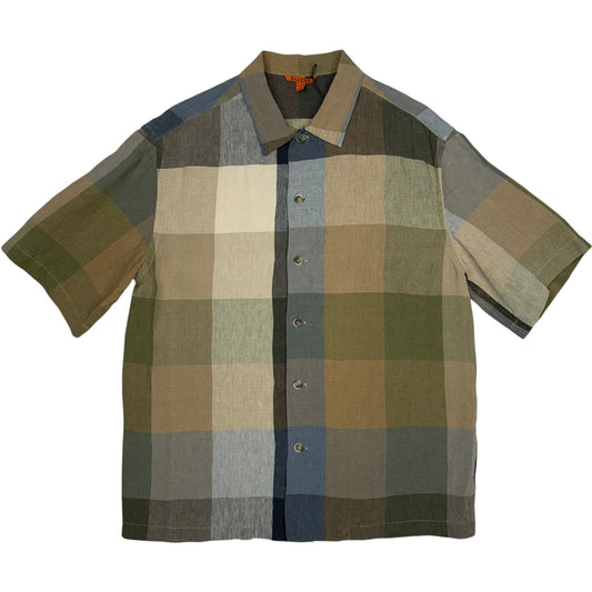 Galia Color Block Short Sleeve Shirt Forean