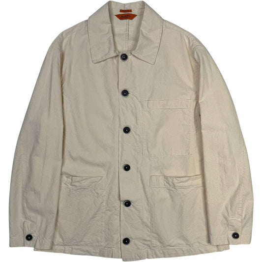 Stae Overshirt Ecru Garzoto