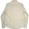 Faziol White Shirt Navy Stripe