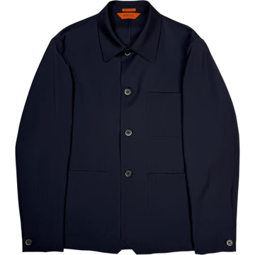 Visal Overshirt Tropical Navy