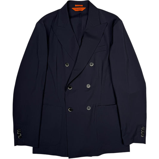 Siroco Double Breasted Blazer Navy