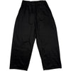 Box Pleat Trouser Cotton Drill Black