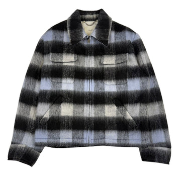 Jefe Jacket Black Blue Check