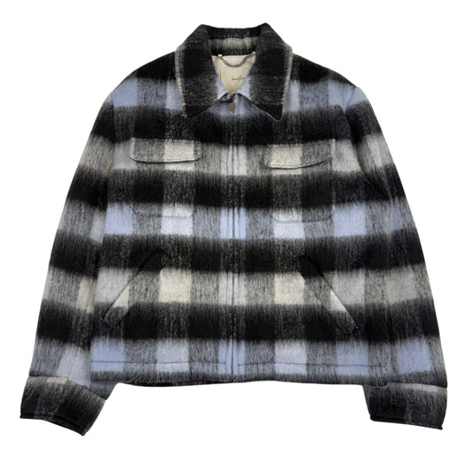 Jefe Jacket Black Blue Check
