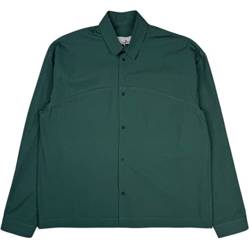 Oval Shirt Cotton Poplin Pine Green