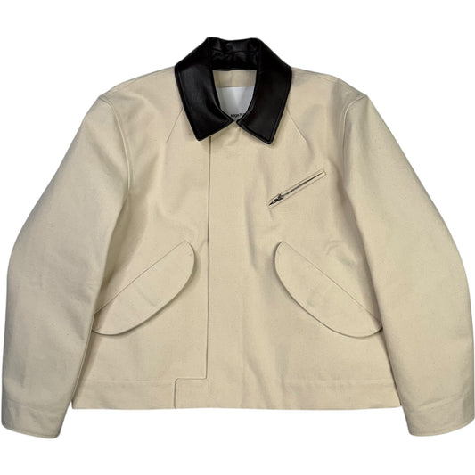 Painter Jacket Cotton Canvas Ivory
