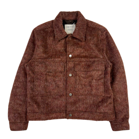 Dragan Wool Jacket Hairy Sienna