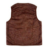 Valur Brushed Virgin Wool-Blend Gilet Harry Sienna