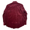 Suvin Corduroy Regular Collar Shirt Burgandy