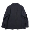Wool Serge Square Navy Blazer
