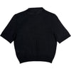 Knitted T-Shirt Italian Wool Blend Navy