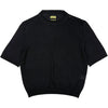 Knitted T-Shirt Italian Wool Blend Navy