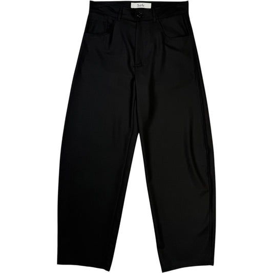 Gino Trouser Fine Black Wool