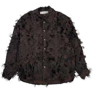 Wes Shirt Fringed Brown