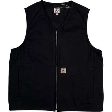 Vest Black 12oz Cotton Duck Canvas