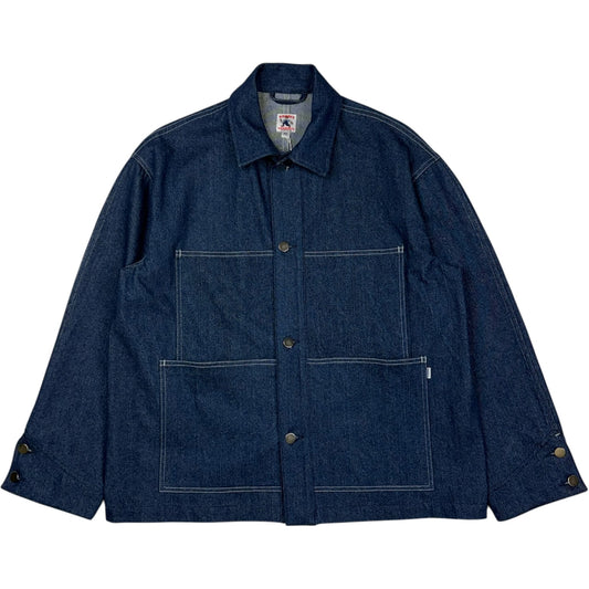 Chore Coat Scoured Indigo 12oz Cotton Denim
