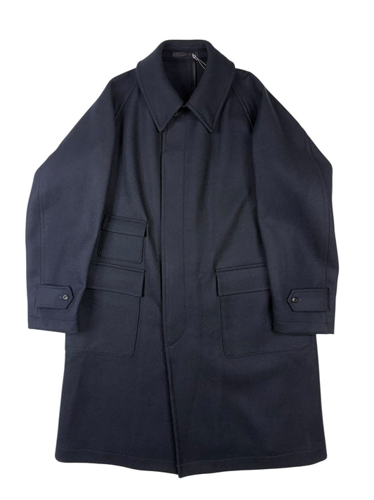 Traveller Coat Wool Top Navy