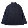Wool Gauze Work Shirt Jacket Navy