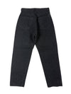 Straight Leg Black Denim Pants