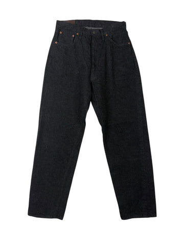 Straight Leg Black Denim Pants