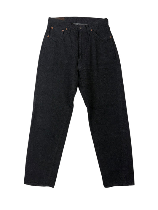 Straight Leg Black Denim Pants