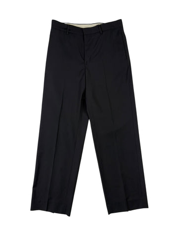 Delfo Trouser Tropical Wool Nero